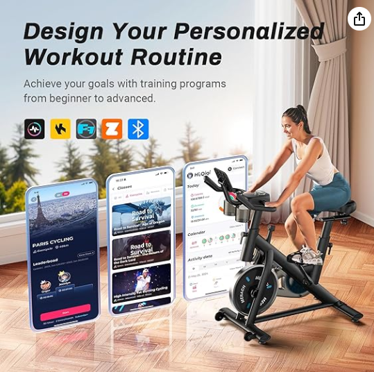 Best Low Noise Indoor Cycling Bike with 300lbs Weight Capacity